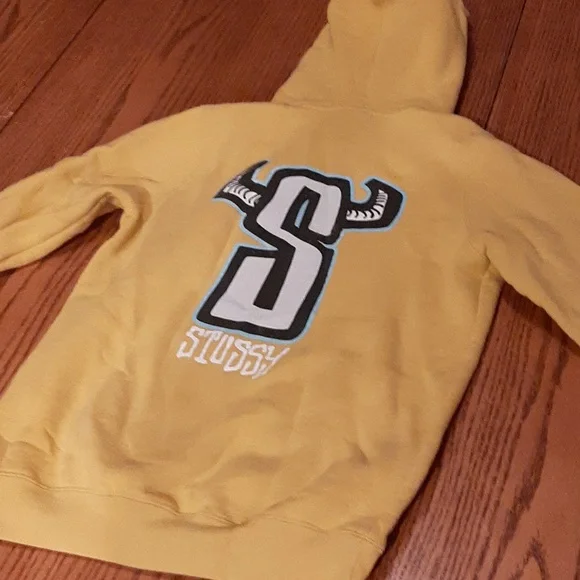 Stüssy Yellow Hoodie Size XS Stüssy - Picture 4 of 4